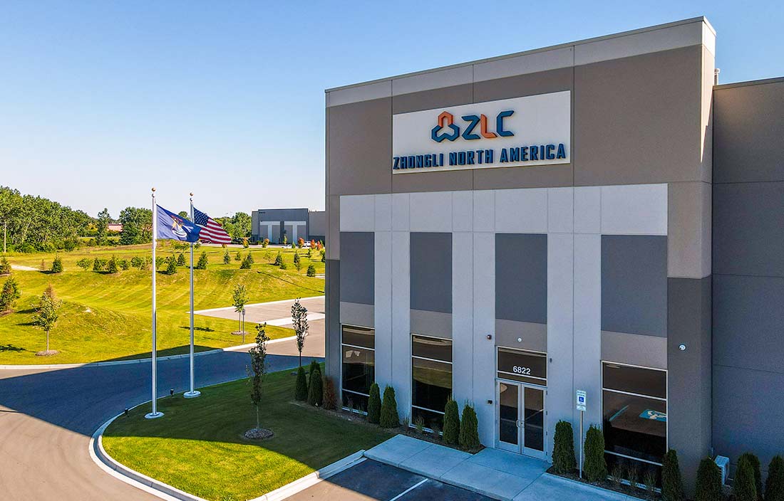 Zhongli NA Shelby Township, MI, USA, new headquarters exterior